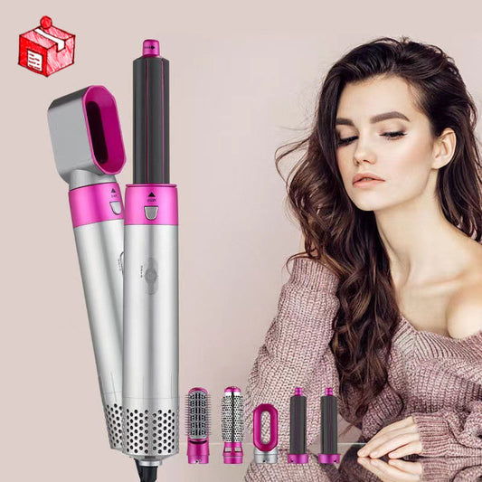 Lokky™ - 5in1 Haarstyler Lockenwickler Föhn Glätter Bürste